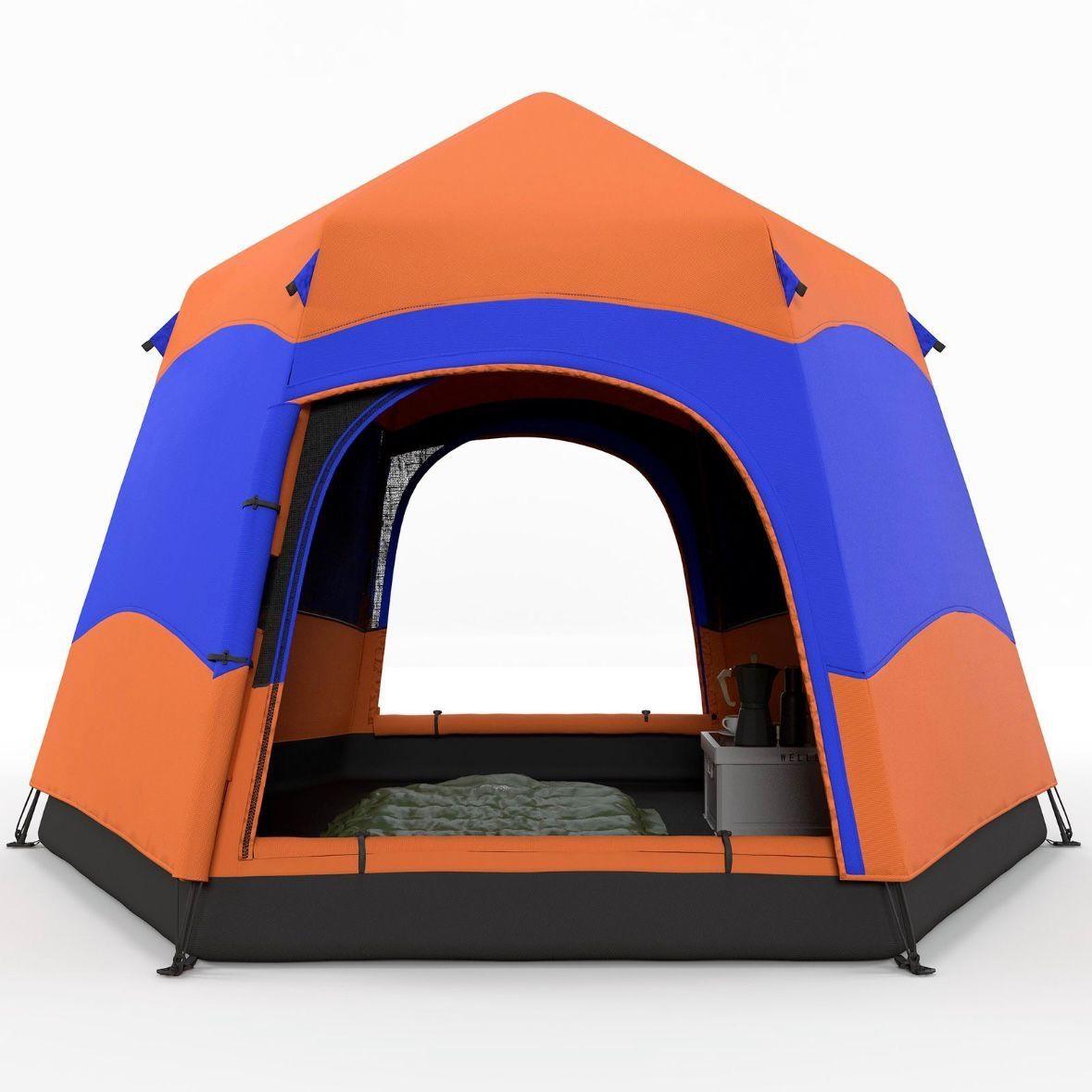 Quick-Up Campingzelt für 4–6 Personen