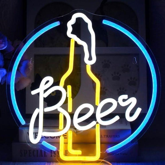 LED Neon Schild Beer