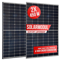 2× Solarmodule 450W–900W PV Set