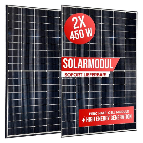 2× Solarmodule 450W–900W PV Set