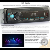 1 DIN Bluetooth Autoradio