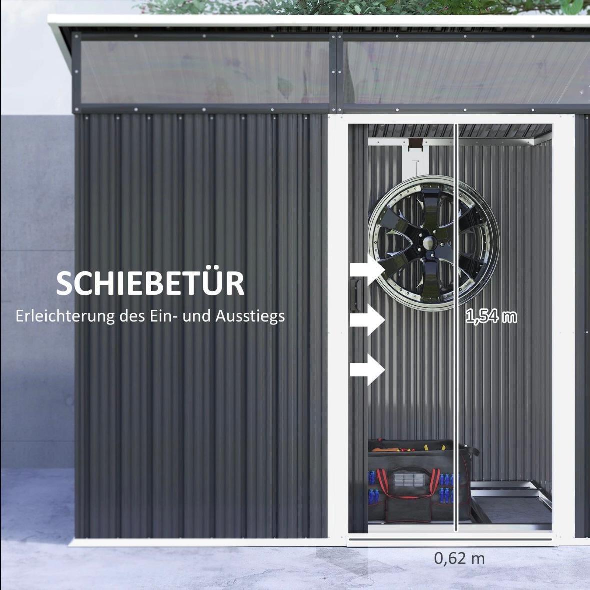 Gerätehaus Gartenhaus Geräteschrank Gartenschrank
 1,9m²