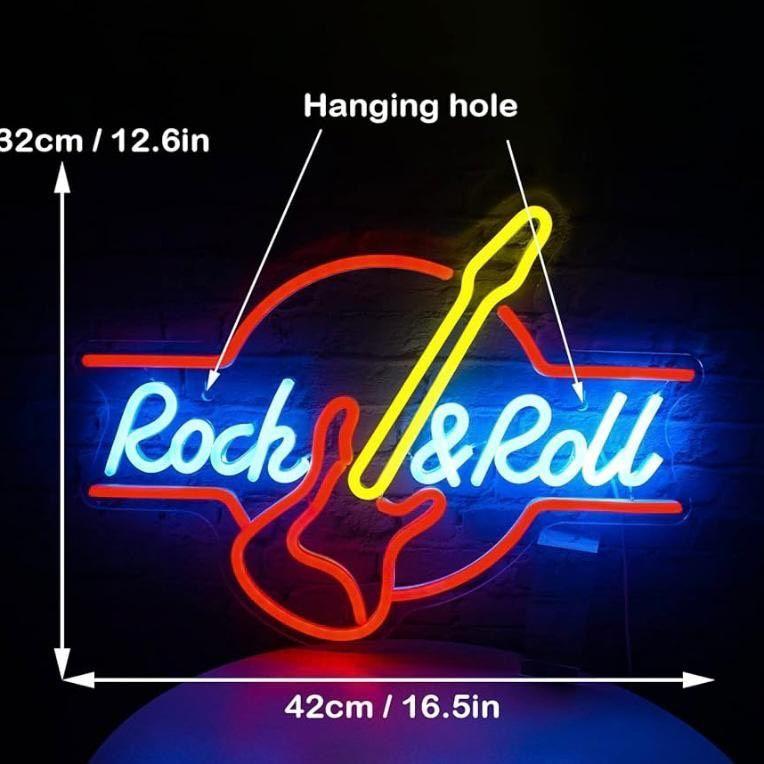 LED Neon Schild Rock & Roll