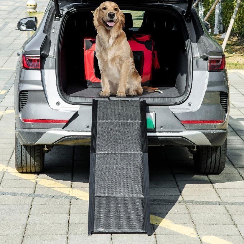 Hund Rampe Auto klappbar 158 cm Einstiegshilfe Haustier