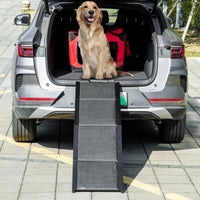 Hunderampe Auto Klappbar 158 cm Einstiegshilfe Haustier