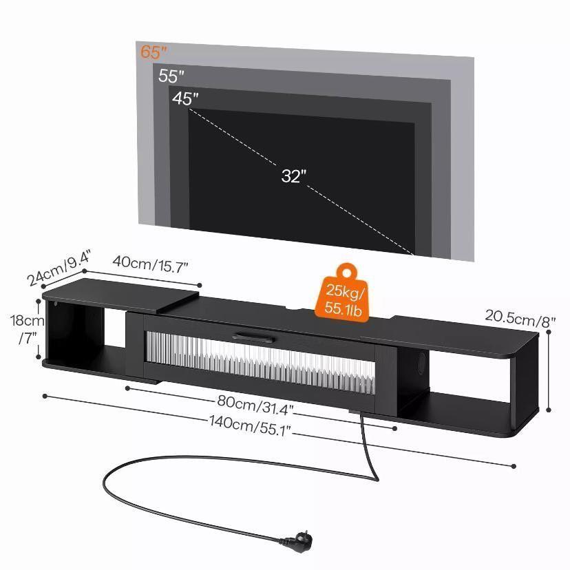 TV Schrank Lowboard Wandhängend TV Möbel