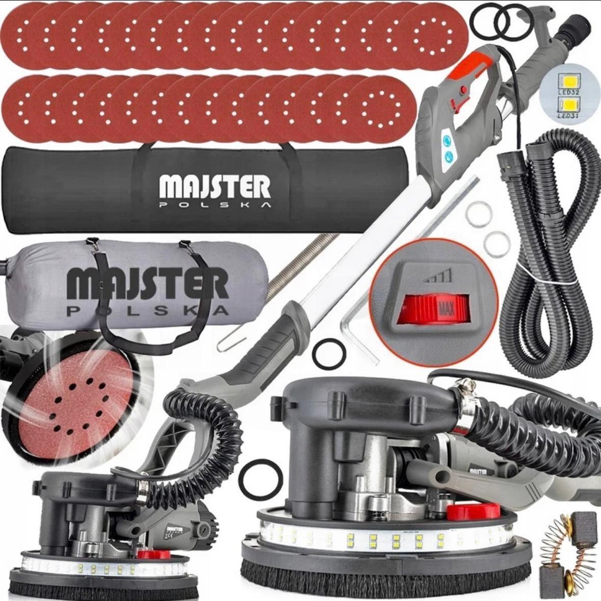 Trockenbauschleifer Pro MP-0018 2000W mit LED & Absaugung
