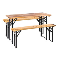 Bierzeltgarnitur 120 × 60 cm – kompakt & klappbar