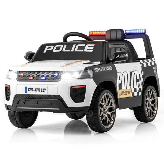 Kinder Elektro Polizeiauto 12V mit Fernbedienung & Sirene