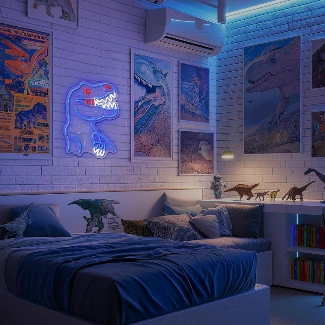 LED Neon Schild Dinosaurier