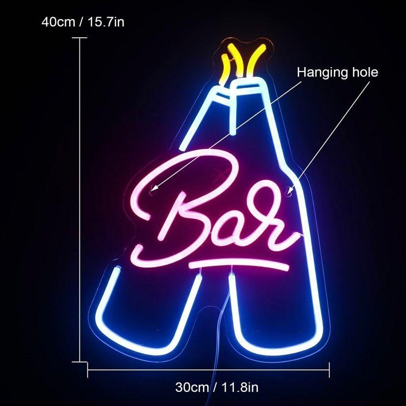LED Neon Schild Bar