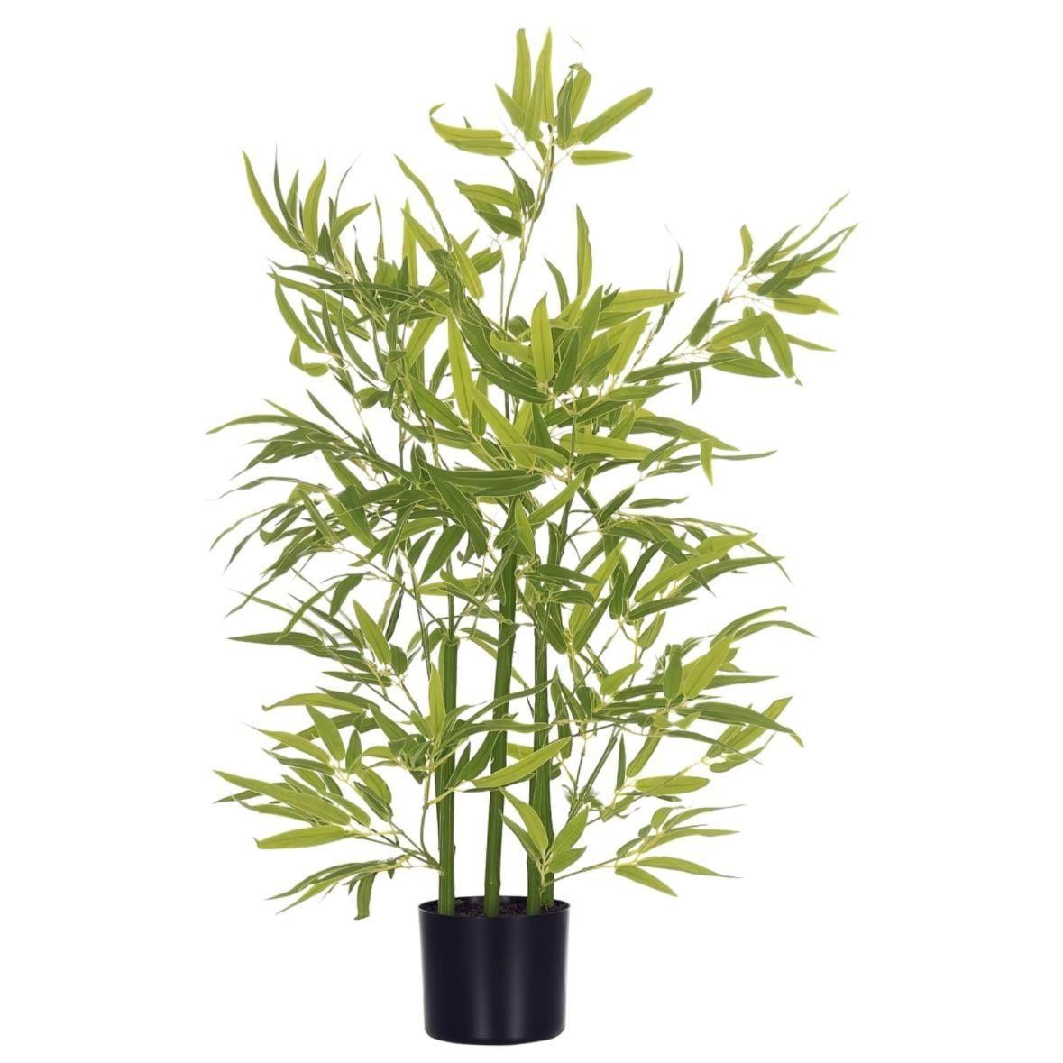 Kunstpflanze Bambus 90cm künstlich Deko