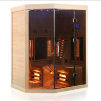 Infrarotkabine 1–2 Personen mit Vollspektrumstrahlern LED & Soundsystem