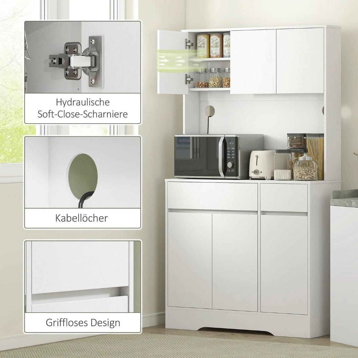 Küchenschrank 180cm Küchenregal