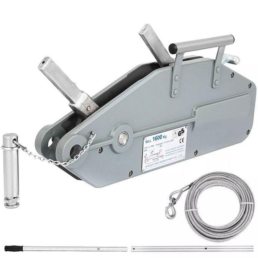 Greifzug Seilzug 1,6t 20m Stahlseil