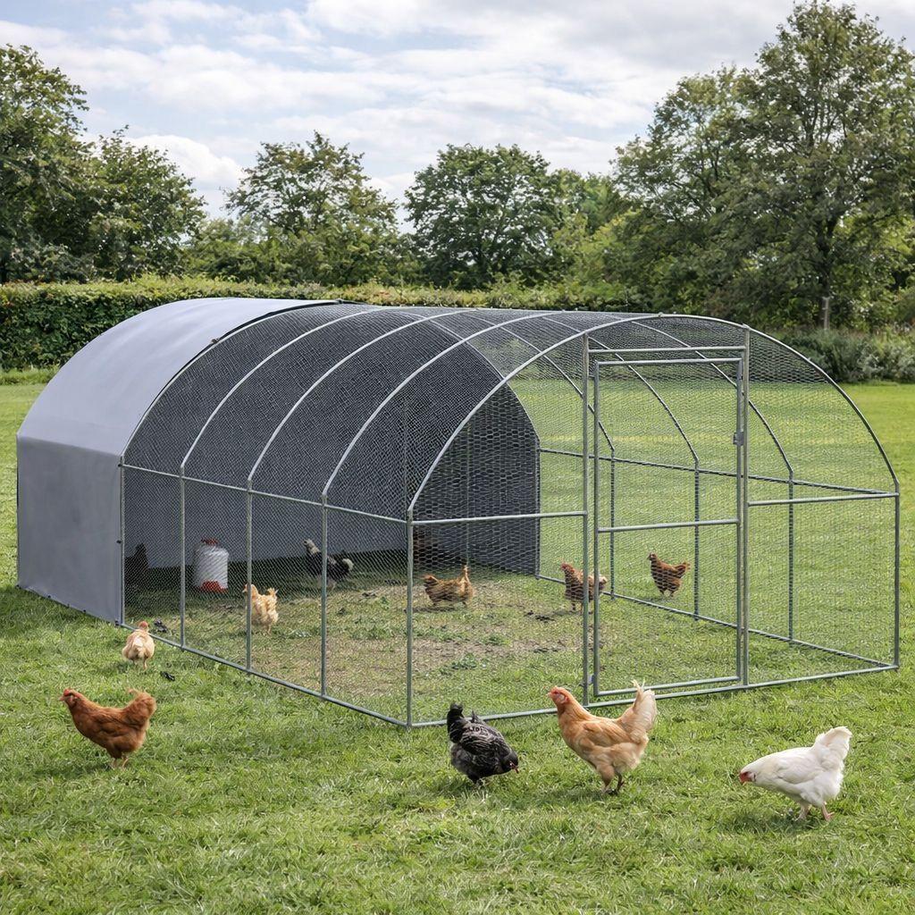 Hühnerstall Voliere Hühnerkäfig 3x6m