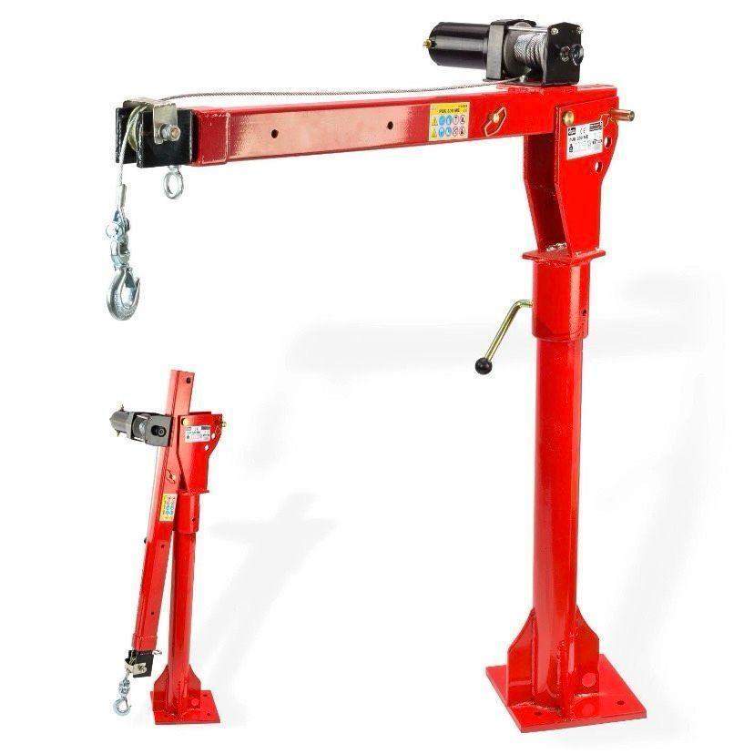 Fahrzeug Ladekran 300kg 12V Seilwinde 360°