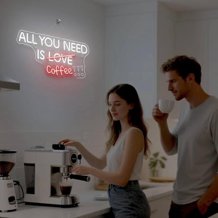 LED Neon Schild Coffee