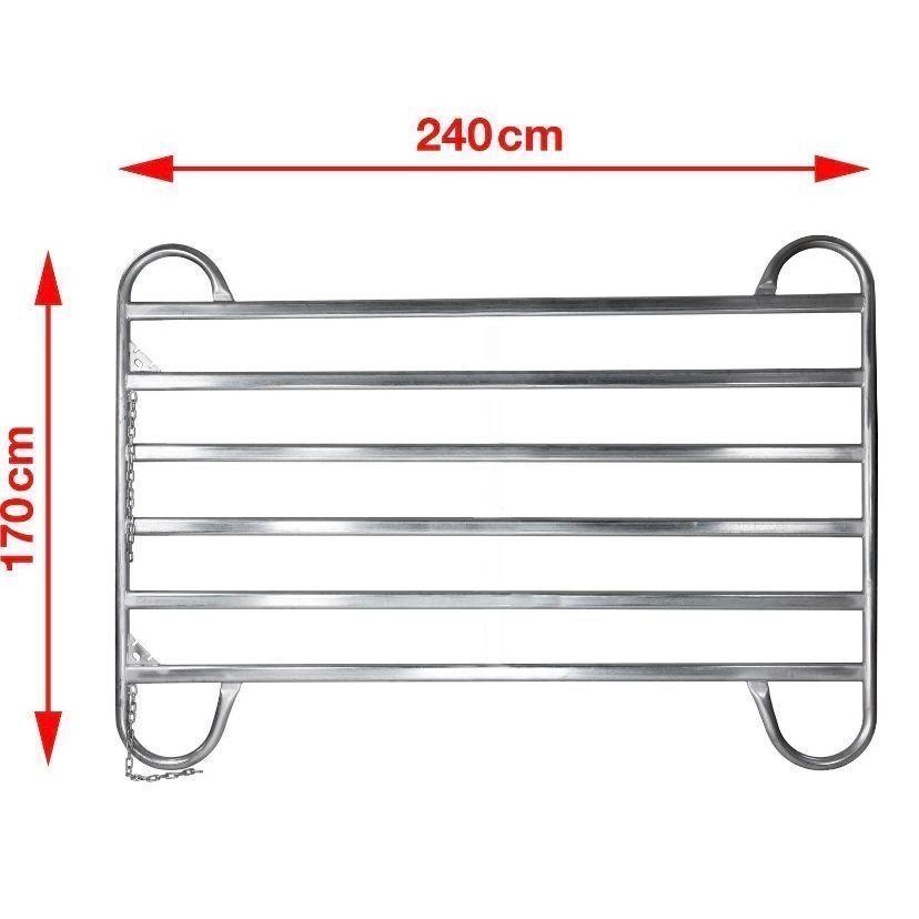 10x Weidepanel Pferde Panel 240cm