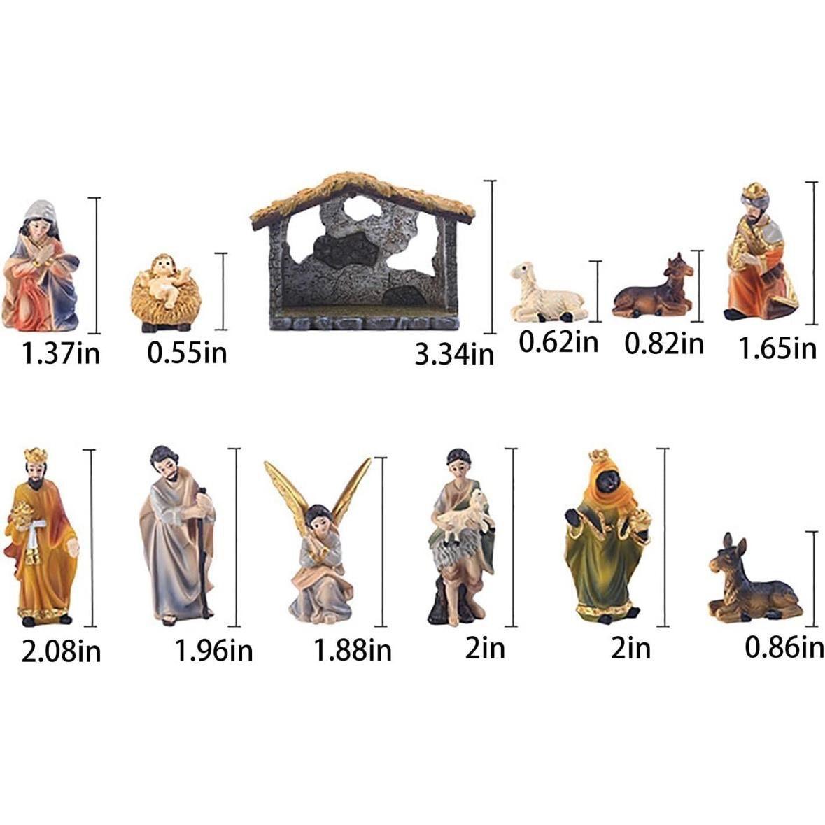 Weihnachtskrippe Krippenszene zur Geburt Jesu