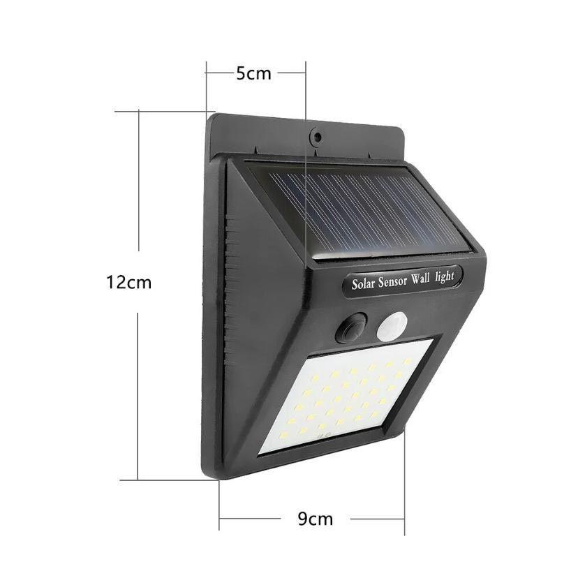 Solar LED Außenleuchte Bewegungsmelder Wandlampe