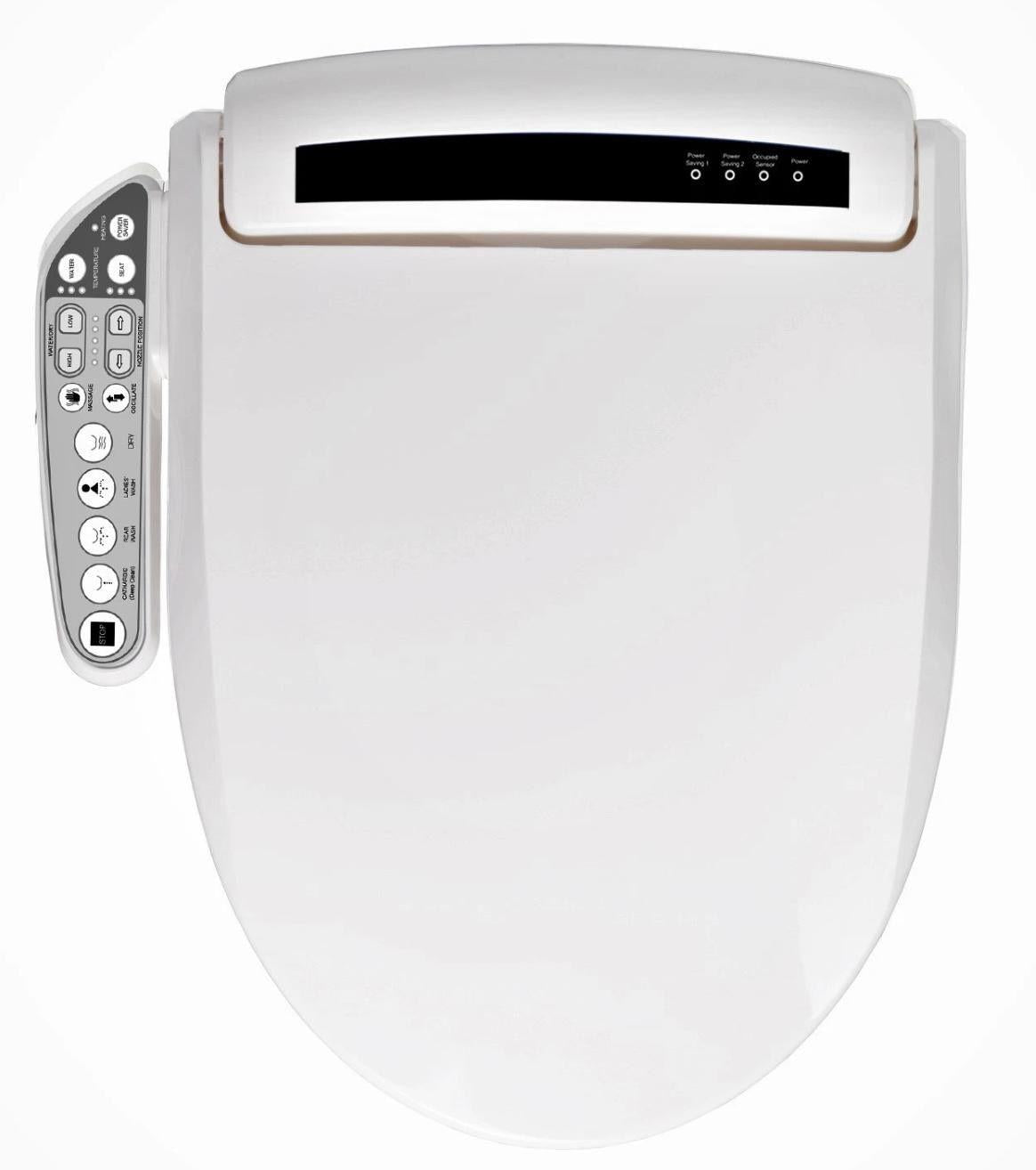 Elektrischer Bidet WC-Sitz mit Warmwasser Fön & Soft-Close