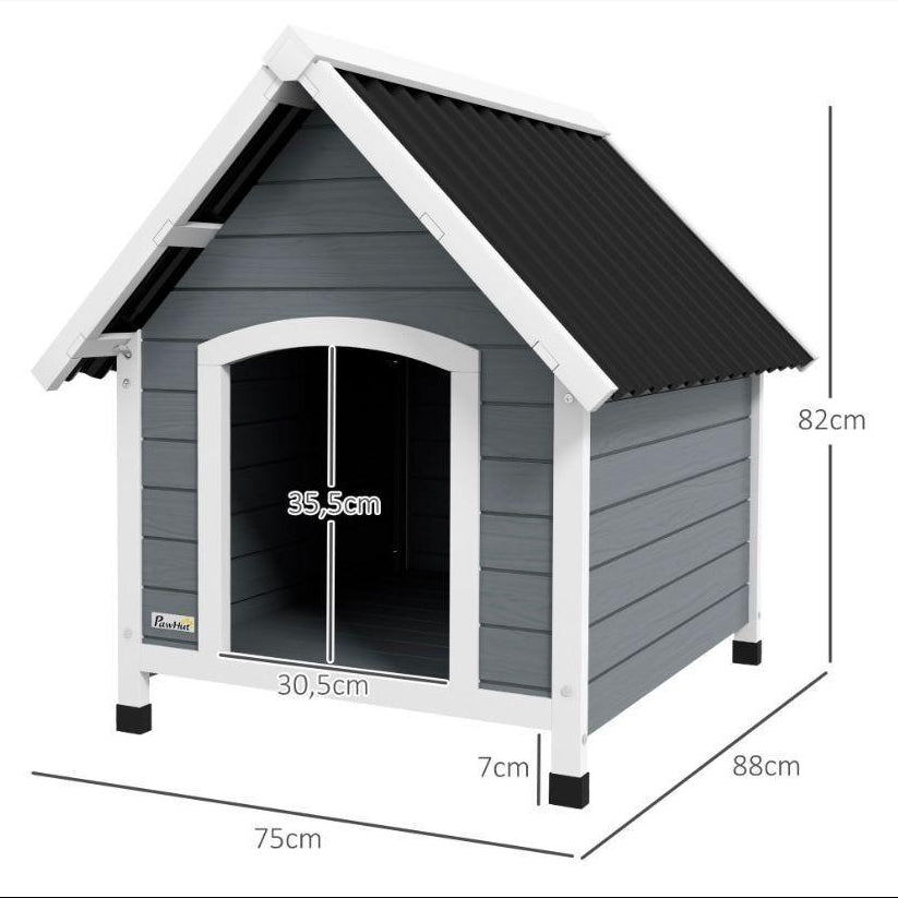 Hundehütte Holz wetterfest