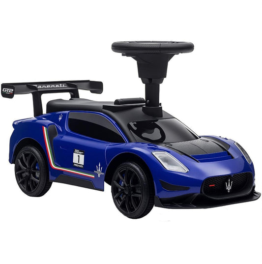 Maserati GT2 Kinder Rutschauto mit Musik & Stauraum