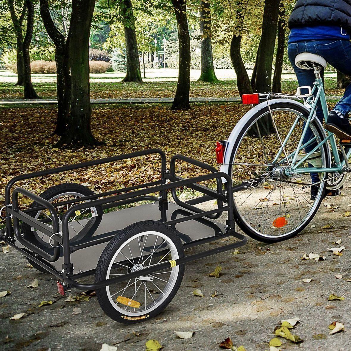 Fahrrad Lastenanhänger 40kg Transportanhänger