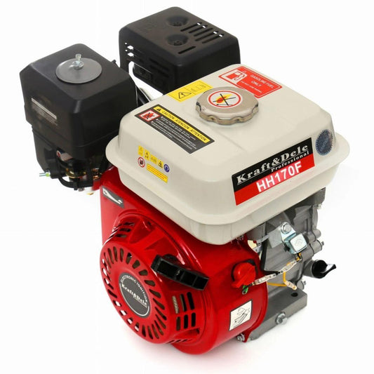 4-Takt-Benzinmotor 7PS Robuster OHV-Antriebsmotor