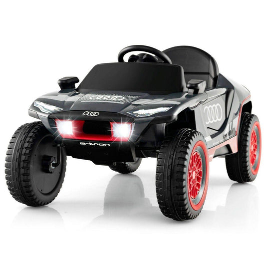 Elektrisches Kinderauto 12V mit Fernbedienung, Licht & Musik – Kinderfahrzeug mit Federung