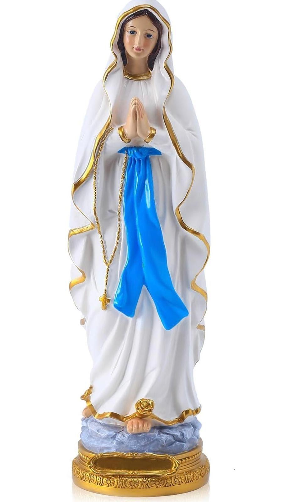 Jungfrau Maria Statue religiös Deko Figur Kunstharz