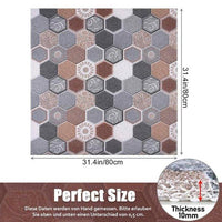 Rutschfeste PVC-Duschmatte 80×80cm Anti-Rutsch Badematte