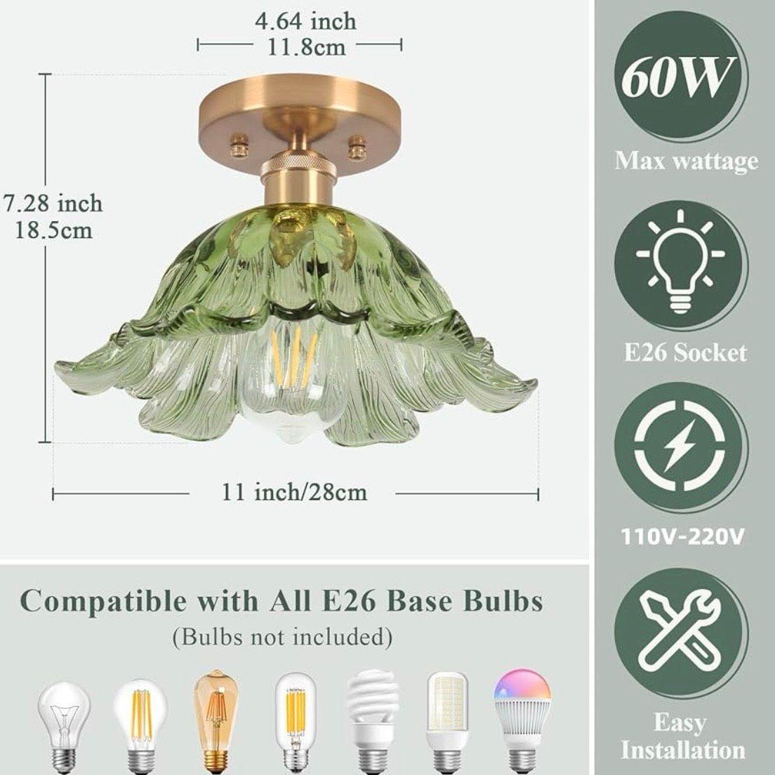 Vintage Deckenleuchte E27 Retro Lampe