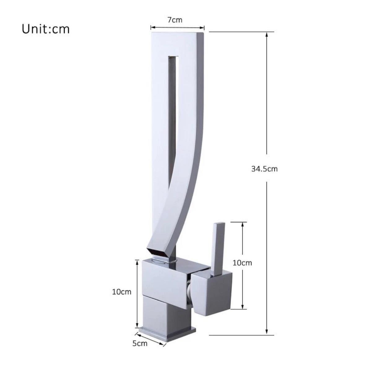 Schwarze Waschbeckenarmatur Einhebelmischer