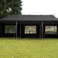Faltpavillon 3×9m Partyzelt Aluminium mit Seitenteilen