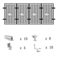 Solarmodul Montage Set Alu PV Halterung