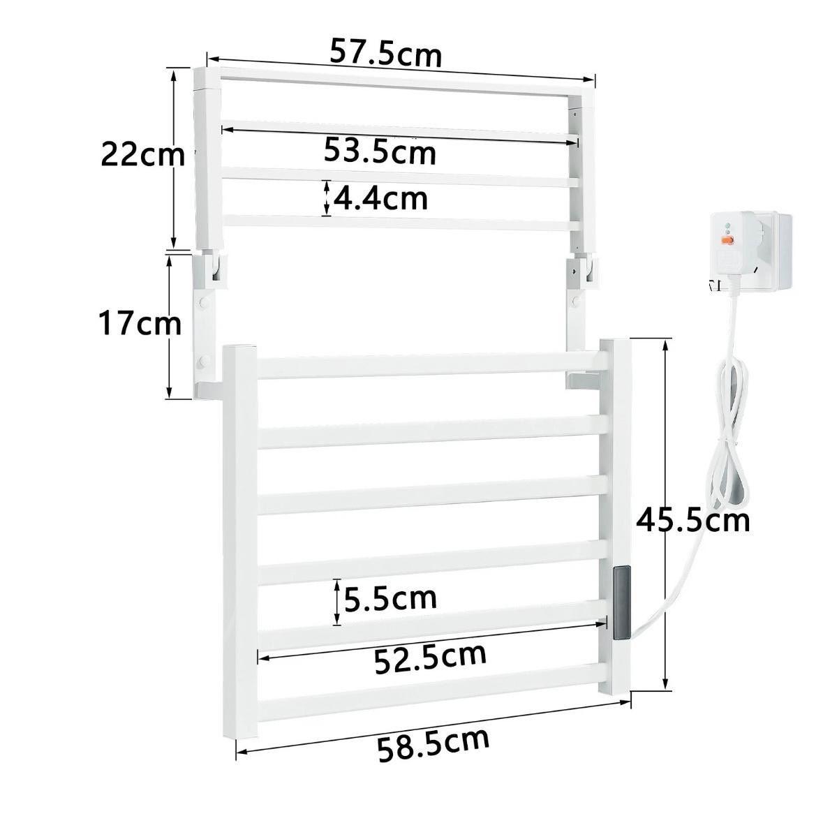 Wandarmatur Weiß aus Edelstahl & Messing