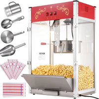 Popcornmaschine im Kino-Design 1615 W Profi Popcorn Maker