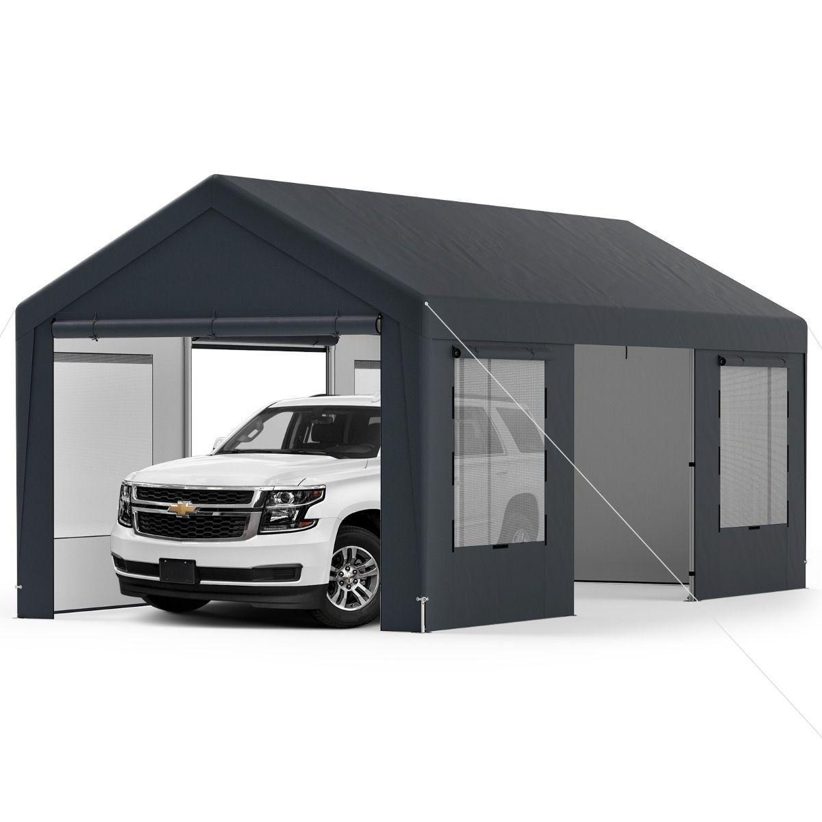 Zeltgarage Carport 6x3m PE