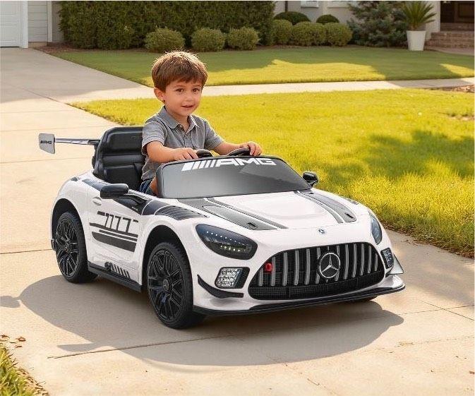 Mercedes-AMG GT Kinder Elektroauto 12 V – Lizenziertes Fahrzeug mit Fernbedienung