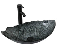 Glaswaschbecken Aufsatzwaschbecken Set Wasserhahn Glasbecken modern