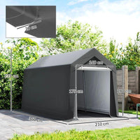 Lagerzelt Garage 3,6m wetterfest