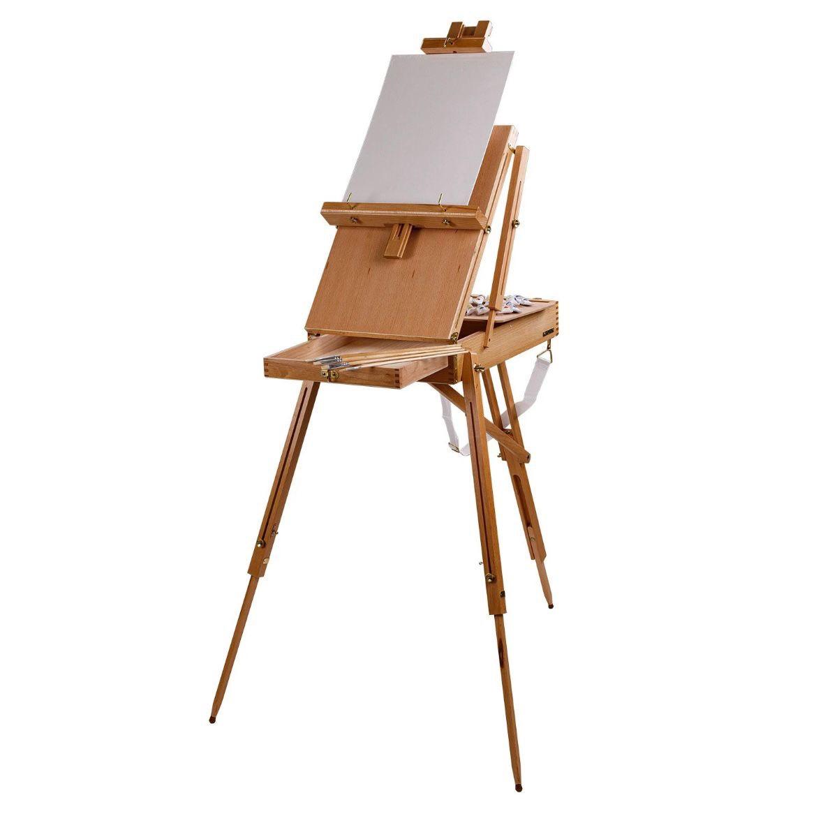Feld-Staffelei Komplettset aus Holz