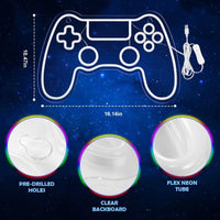 LED Neon Schild Gamepad