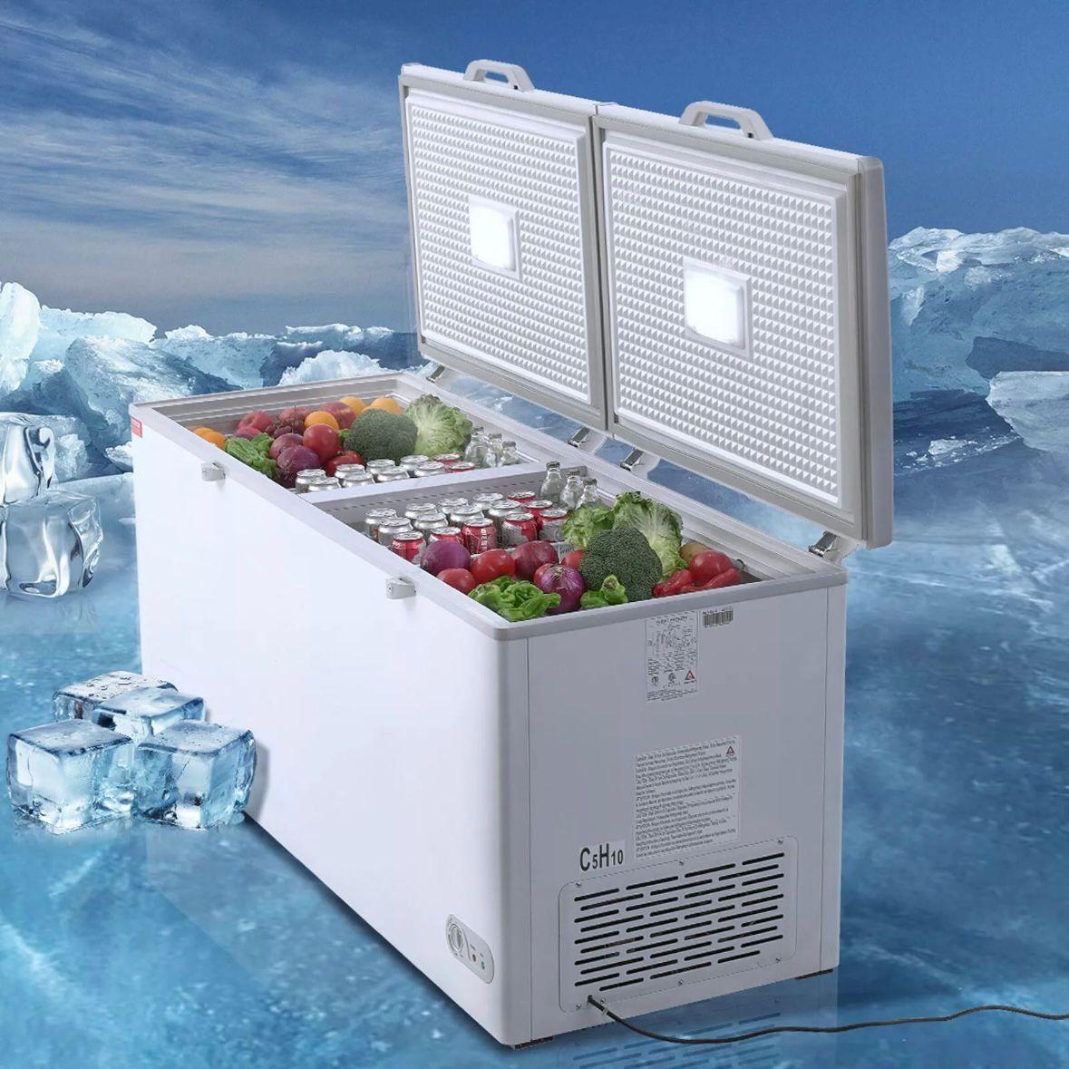 Gefriertruhe 561L mit 4 Körben Thermostat -28 bis -12°C