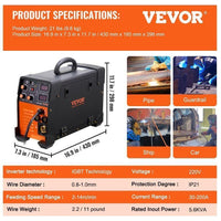 Inverter Schweißgerät 200A MMA TIG