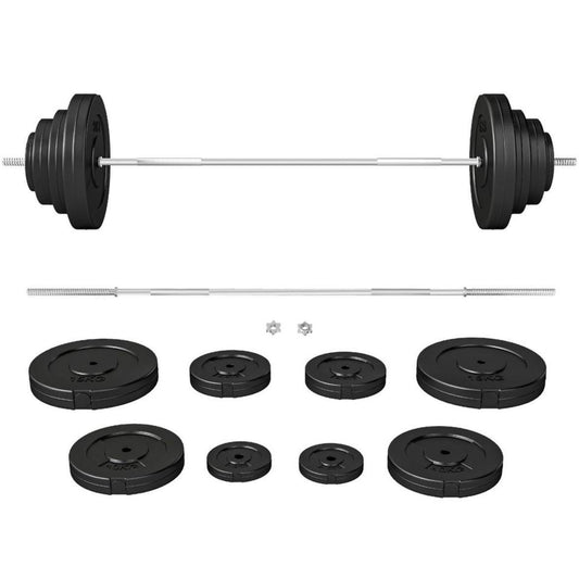 70-kg Langhantelset für effektives Ganzkörpertraining