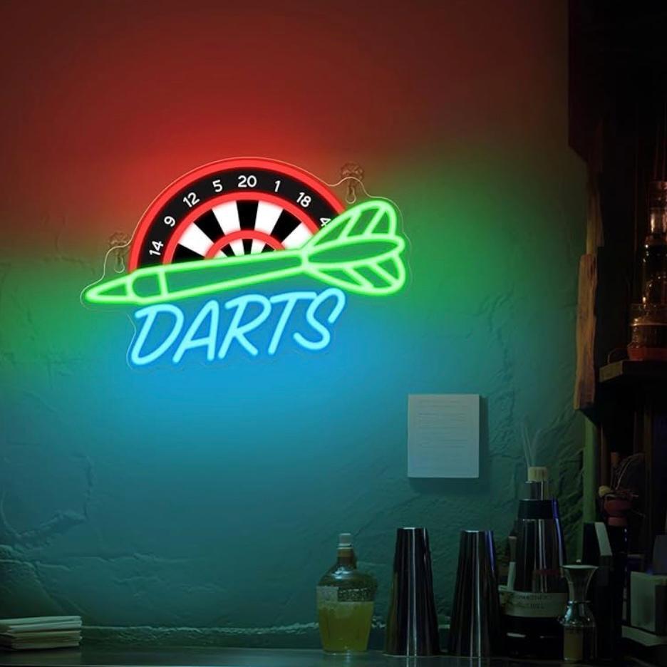 LED Neon Schild Dart