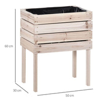 Hochbeet Set Holz Pflanzkasten Balkon Garten